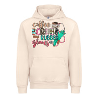 Sandshell coffee scrubs and rubber gloves Urban Hoodie - CowGirlArtShop