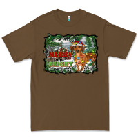 Cacao merry and bright  dachshund with farm Premium Tee - RanaPortraitStore