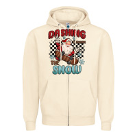 Sandshell dashing through the snow Zipper Hoodie - MaliasSmallBusiness