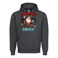 Smoke dashing through the snow Zipper Hoodie - MaliasSmallBusiness