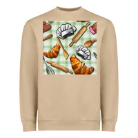 Mushroom chef tools seamless pattern Heavyweight Sweatshirt - BundleAndBundleShop