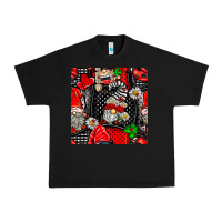 Black ladybug gnomes seamless pattern Urban Heavy Tee - BundleAndBundleShop