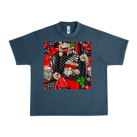 Midnight Navy ladybug gnomes seamless pattern Urban Heavy Tee - BundleAndBundleShop