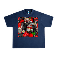 Navy ladybug gnomes seamless pattern Urban Heavy Tee - BundleAndBundleShop