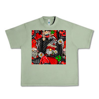Oil Green ladybug gnomes seamless pattern Urban Heavy Tee - BundleAndBundleShop