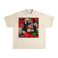 Sandshell ladybug gnomes seamless pattern Urban Heavy Tee - BundleAndBundleShop