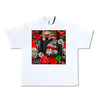 White ladybug gnomes seamless pattern Urban Heavy Tee - BundleAndBundleShop
