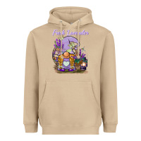 Mushroom fresh lavender gnome Heavyweight Hoodie - BarkalooDesign