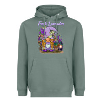 Sage fresh lavender gnome Heavyweight Hoodie - BarkalooDesign