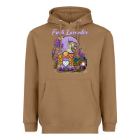 Toasted Coconut fresh lavender gnome Heavyweight Hoodie - BarkalooDesign