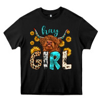 Black hay girl Heavy Core Tee - Zillion Design Studio