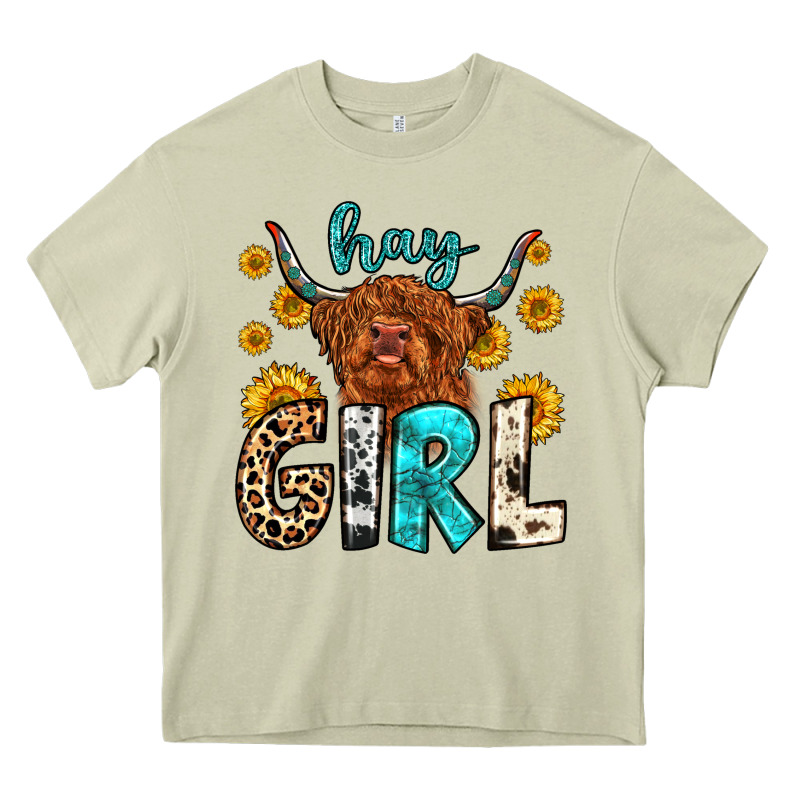 Hay Girl Heavy Core Tee by Zillion Design Studio | Teevron