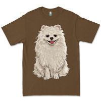 Cacao white pomeranian Premium Tee - RanaPortraitStore