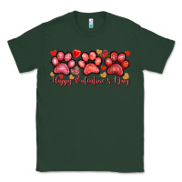 Sports Green happy valentines day paws Classic Tee - NancyCooperArtShop