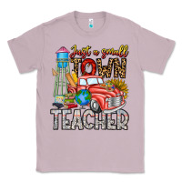 Lilac Just a Small Town Teacher Classic Tee - CowhideDigitalArt