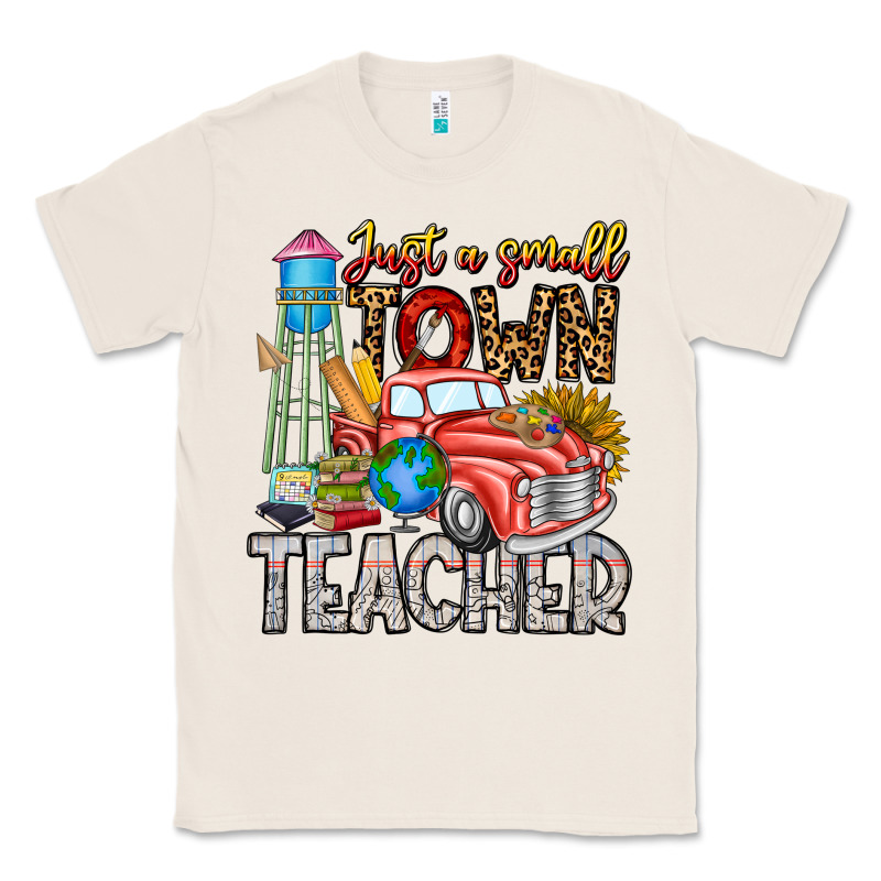 Just A Small Town Teacher Classic Tee by CowhideDigitalArt | Teevron