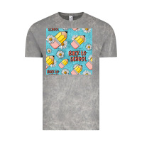 Cloud Rock back to school seamless pattern Vintage Tee - BundleAndBundleShop