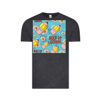 Vintage Black back to school seamless pattern Vintage Tee - BundleAndBundleShop