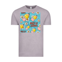Vintage Zinc back to school seamless pattern Vintage Tee - BundleAndBundleShop