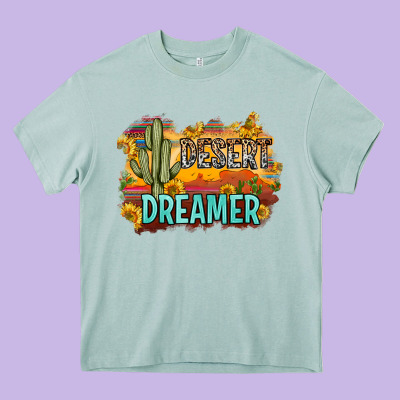 Desert Dreamer Heavy Core Tee Designed By Zillion Design Studio