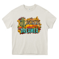 Cream desert dreamer Heavy Core Tee - Zillion Design Studio