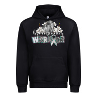 Black brain cancer warrior Urban Hoodie - CowGirlArtShop