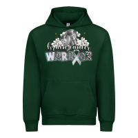 Forest Green brain cancer warrior Urban Hoodie - CowGirlArtShop