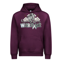 Mauve Wine brain cancer warrior Urban Hoodie - CowGirlArtShop