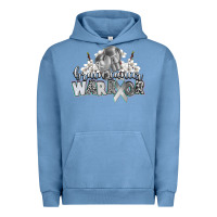 Pigment Pebble Blue brain cancer warrior Urban Hoodie - CowGirlArtShop