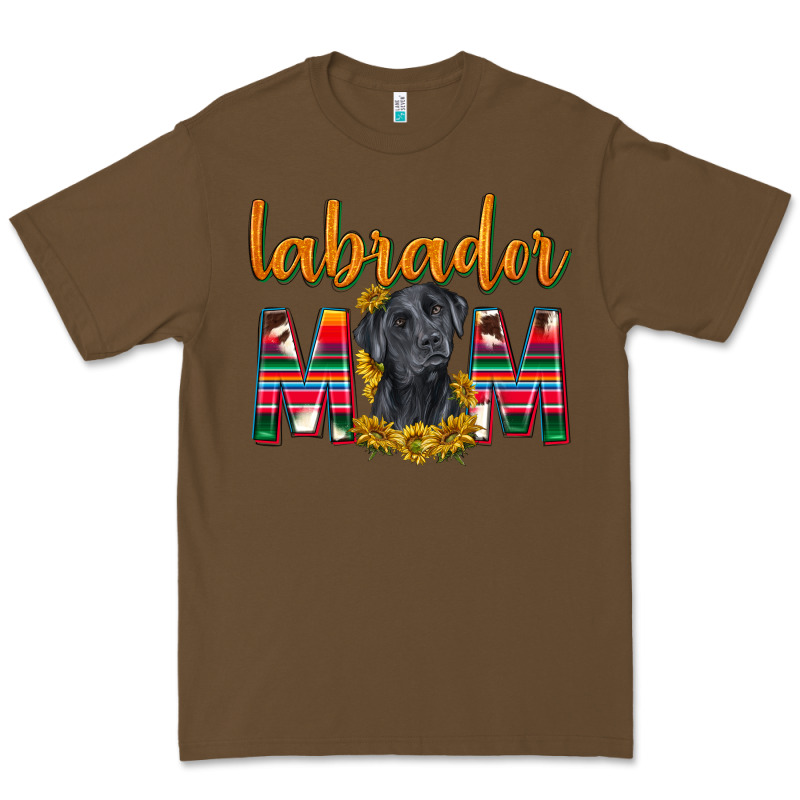 Western Labrador Retriever Mom Premium Tee by texasbilliewilder | Teevron