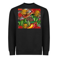 Black mexican cacti Heavyweight Sweatshirt - Artiststas
