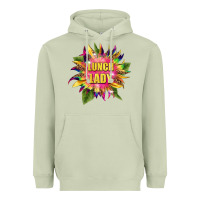 Matcha lunch lady tie dye sunflower Heavyweight Hoodie - BarkalooDesign
