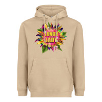 Mushroom lunch lady tie dye sunflower Heavyweight Hoodie - BarkalooDesign