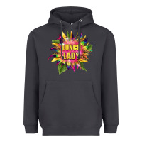 Smoke lunch lady tie dye sunflower Heavyweight Hoodie - BarkalooDesign