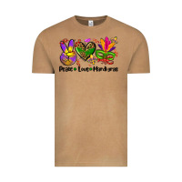 Peace Love  Mardi Gras Vintage Tee | Teevron