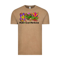 Vintage Coffee peace love  mardi gras Vintage Tee - AdoDesignShop