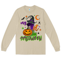 Mushroom My first Halloween Long Sleeve Tee - NancyCooperArtShop