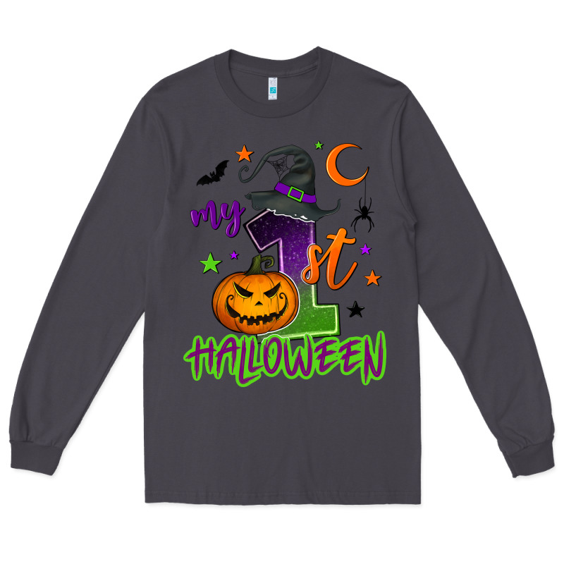 My First Halloween Long Sleeve Tee by NancyCooperArtShop | Teevron