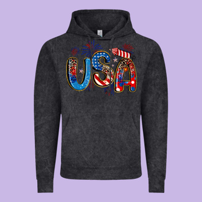 Usa 4th Of July Vintage Hoodie Designed By Artiststas