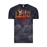 Cloud Black love christmas reindeer Vintage Tee - Jasminsmagicworld