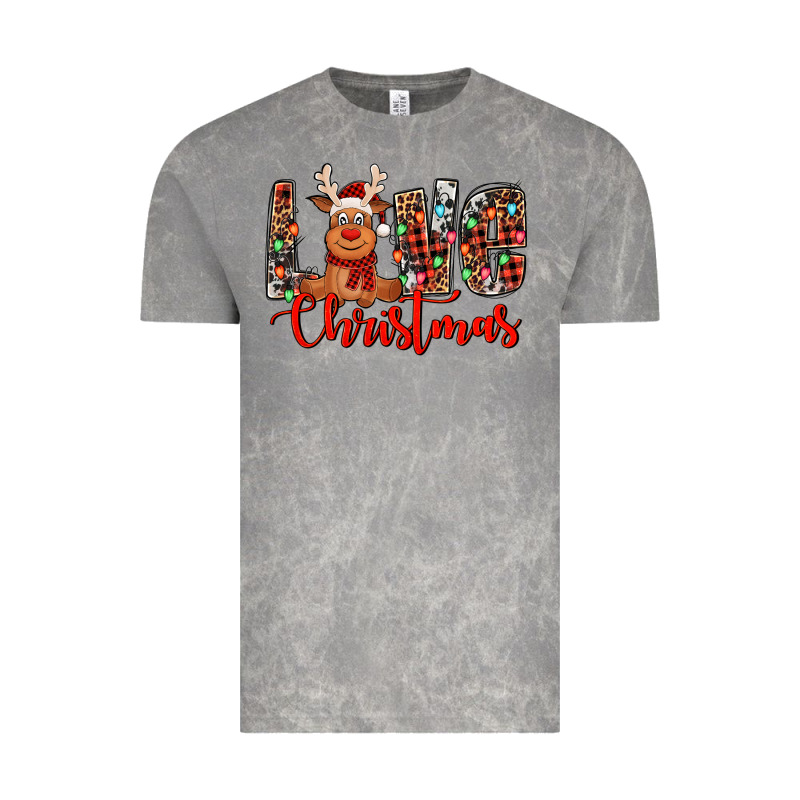 Love Christmas Reindeer Vintage Tee by Jasminsmagicworld | Teevron