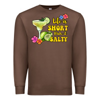 Chestnut life is short make it salty Premium Sweatshirt - Jasminsmagicworld