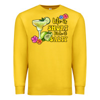 Lemon life is short make it salty Premium Sweatshirt - Jasminsmagicworld
