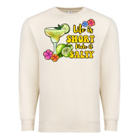 Sandshell life is short make it salty Premium Sweatshirt - Jasminsmagicworld