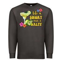 Smoke life is short make it salty Premium Sweatshirt - Jasminsmagicworld