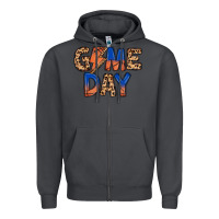 Smoke game day basketball Zipper Hoodie - MaliasSmallBusiness