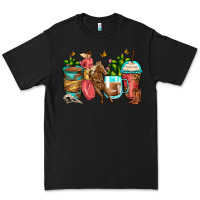 Black cowgirl coffee cups Premium Tee - Zillion Design Studio