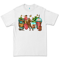 White cowgirl coffee cups Premium Tee - Zillion Design Studio