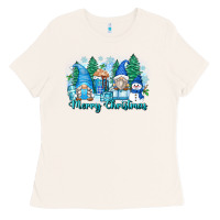 Bone merry christmas snowman gnomes Ladies Tee - Zillion Design Studio