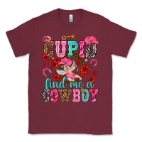 Burgundy cupid find me a cowboy Classic Tee - NancyCooperArtShop